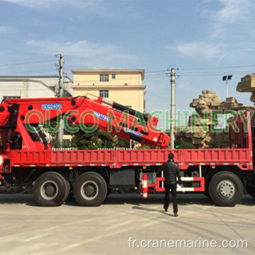 Grue montée sur camion d&#39;équipement de flèche télescopique OUCO